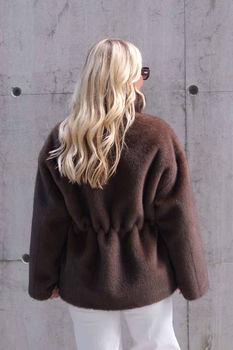 Frankie Faux Mink Choco