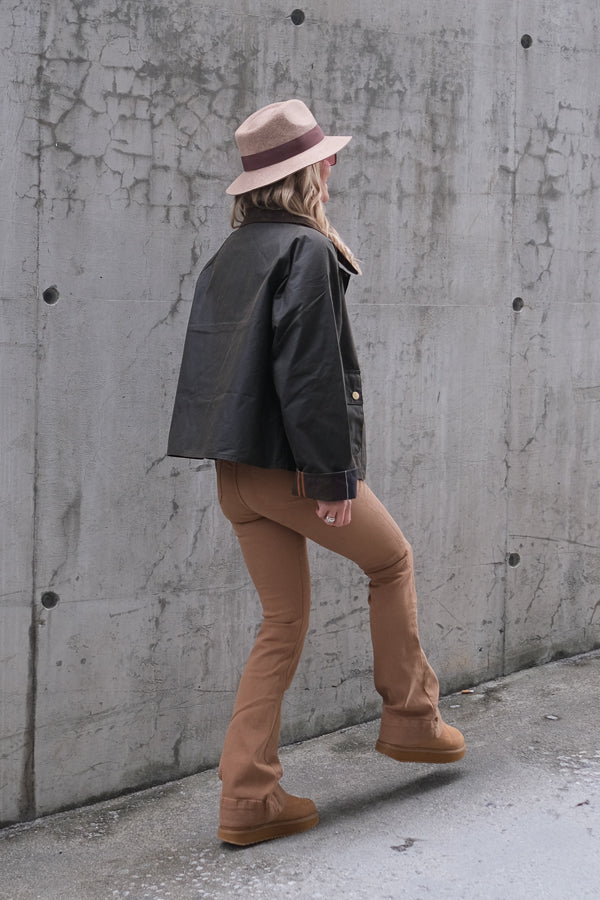 Icons Modern Spey Waxed Jacket Olive
