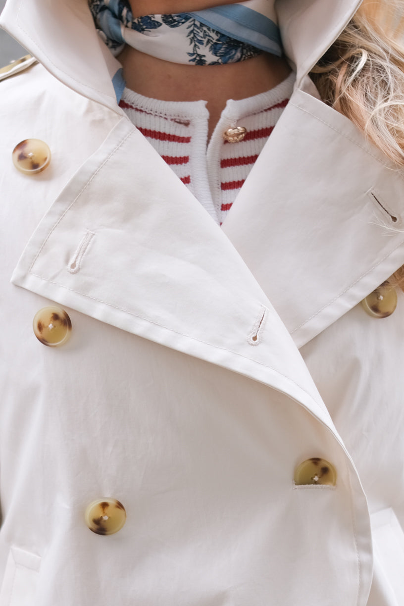 Italiensk Silke Skjerf Square Lys Blå