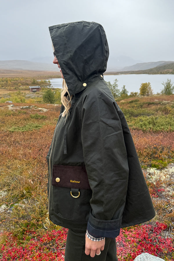 Carville Wax Jacket Olive