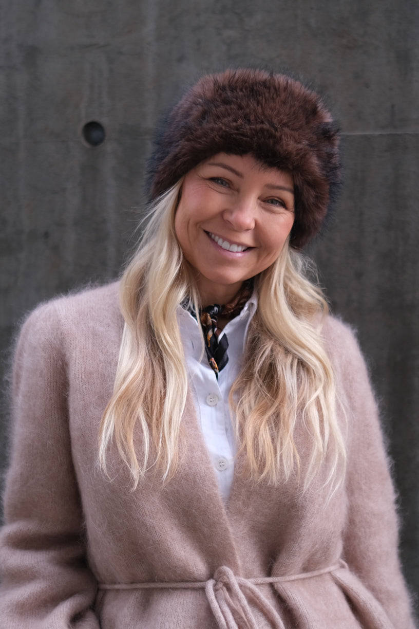 Noma X Samsara Fuskepels Pannebånd Brun