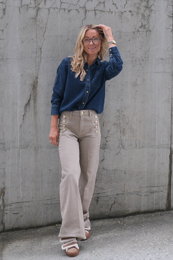 Atticus Shirt Denim Blue Ridge