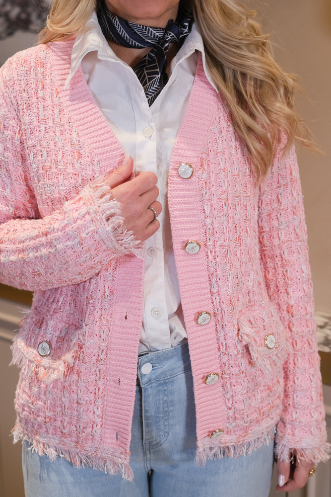 Dallas Cardigan Pink