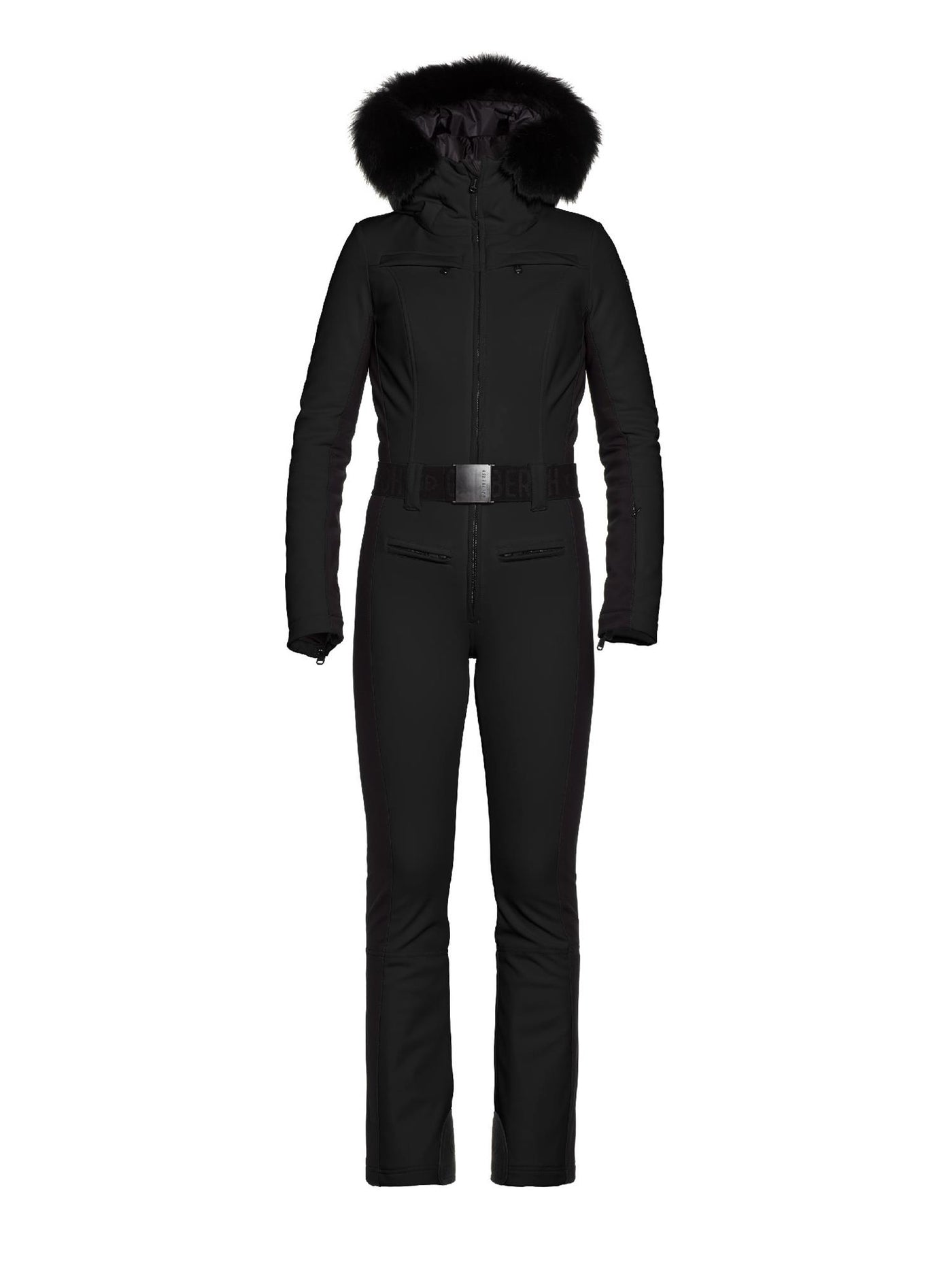 Parry Jumpsuit Fur Black