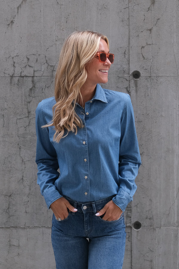 Sofie Casual Shirt Indigo Denim
