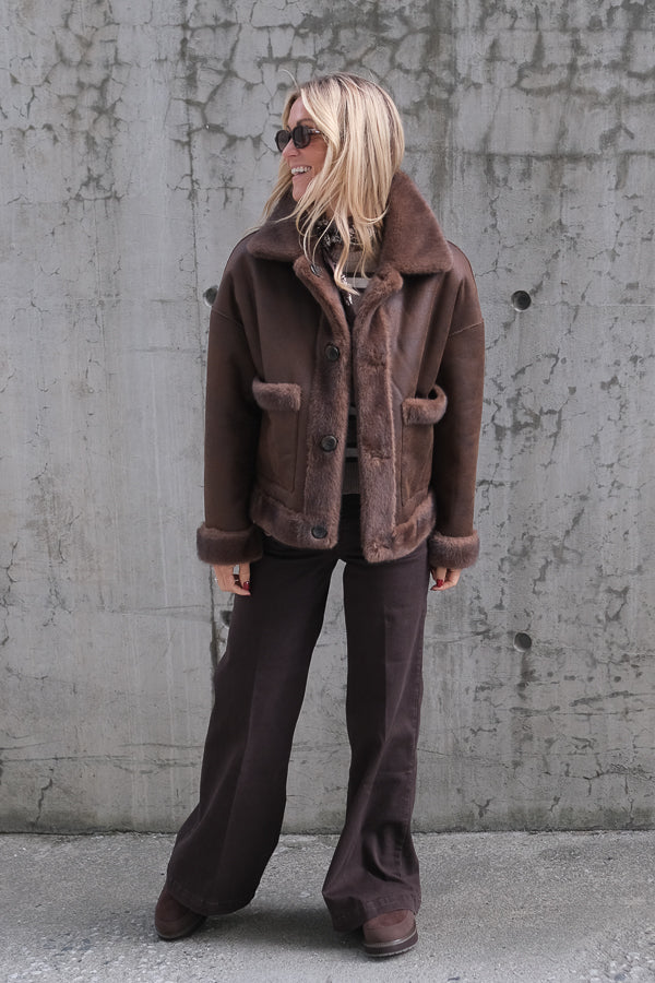 Faje Faux Mink Choco