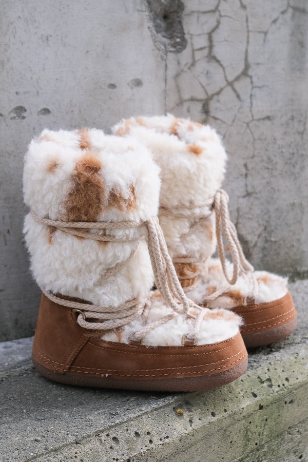Teddy High Boot Ecru