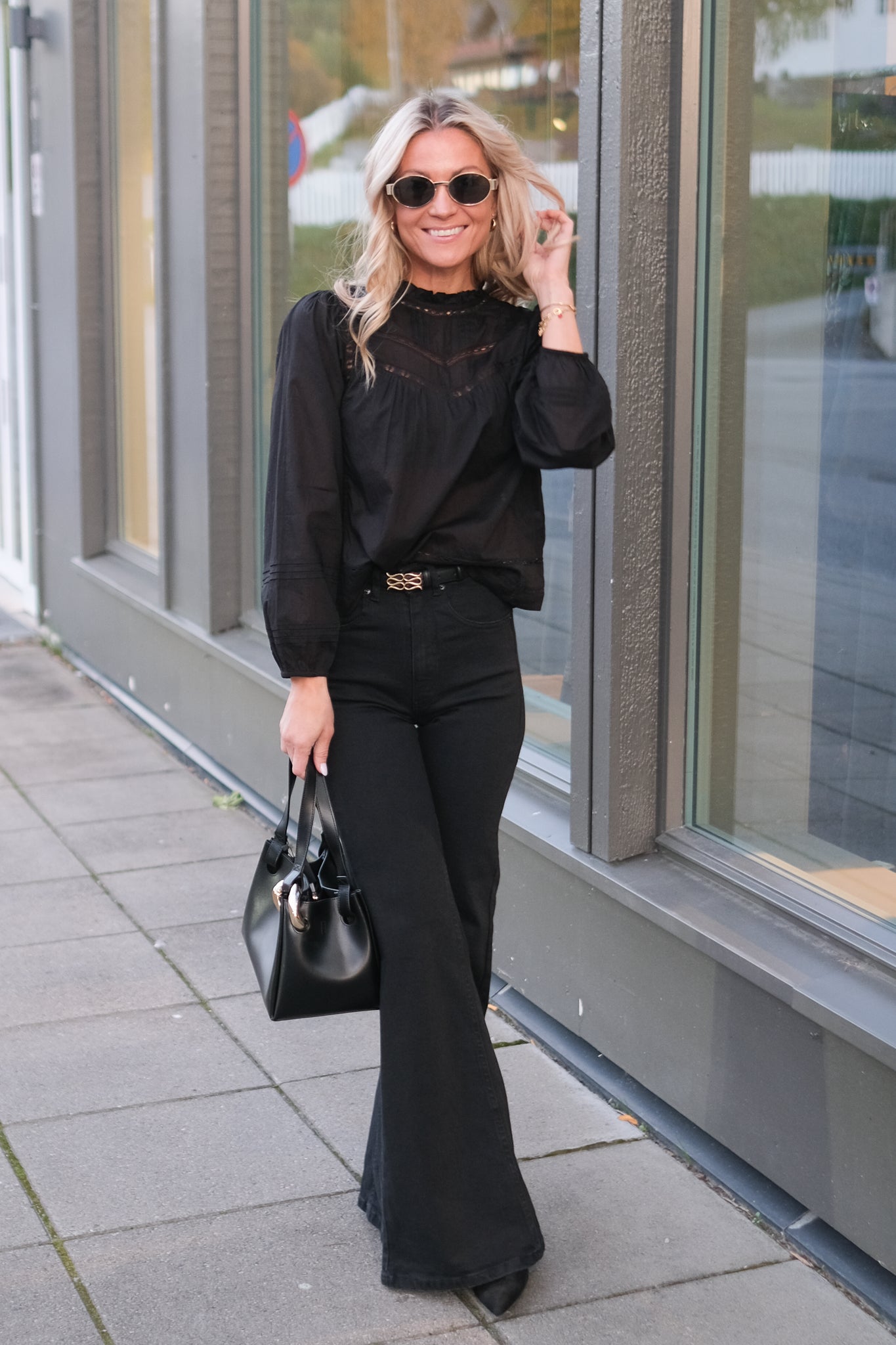 Reyna Blouse Black