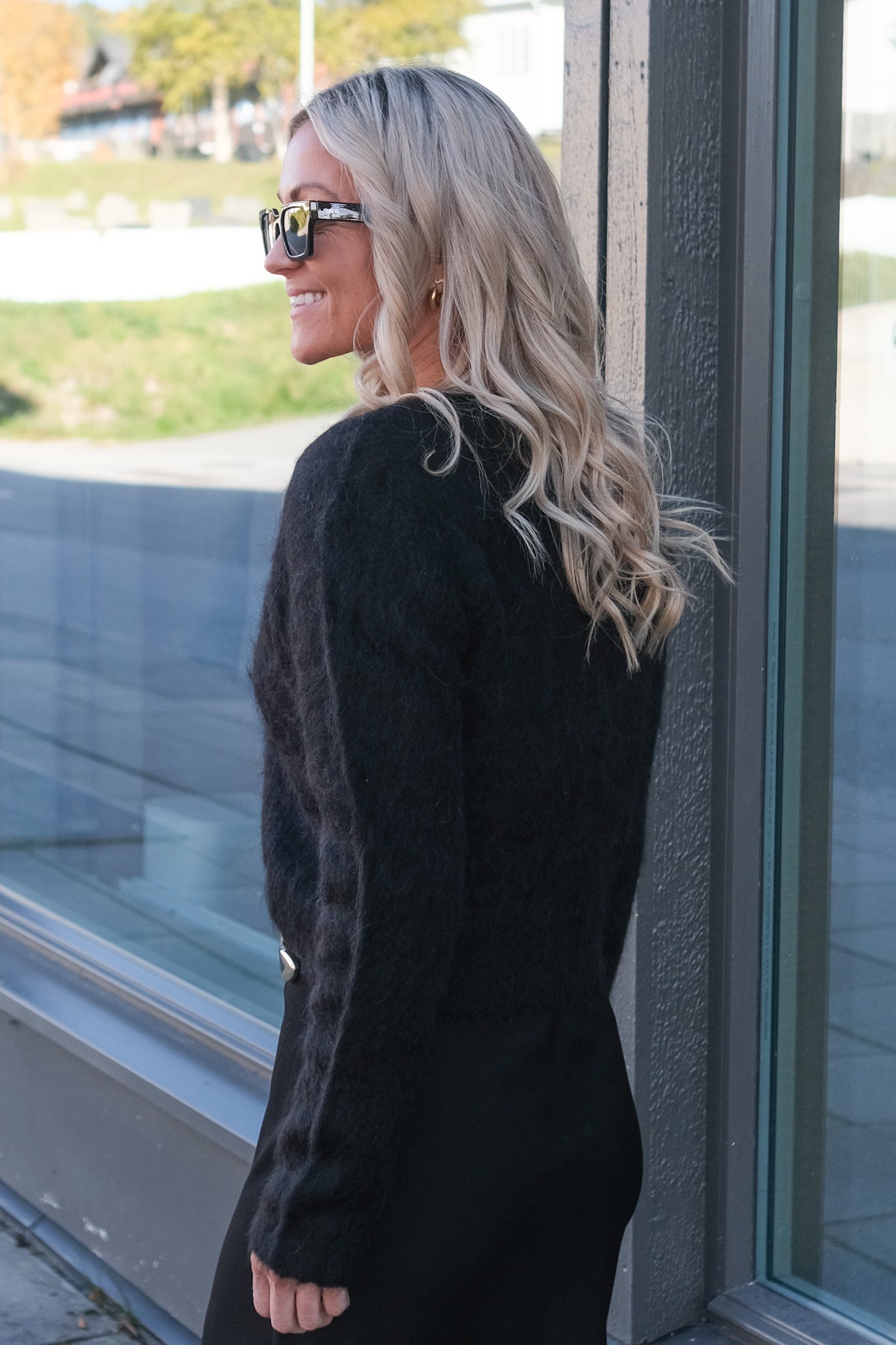 Hairy Knit Jacket