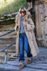 Padded Maxi Parkas Camel
