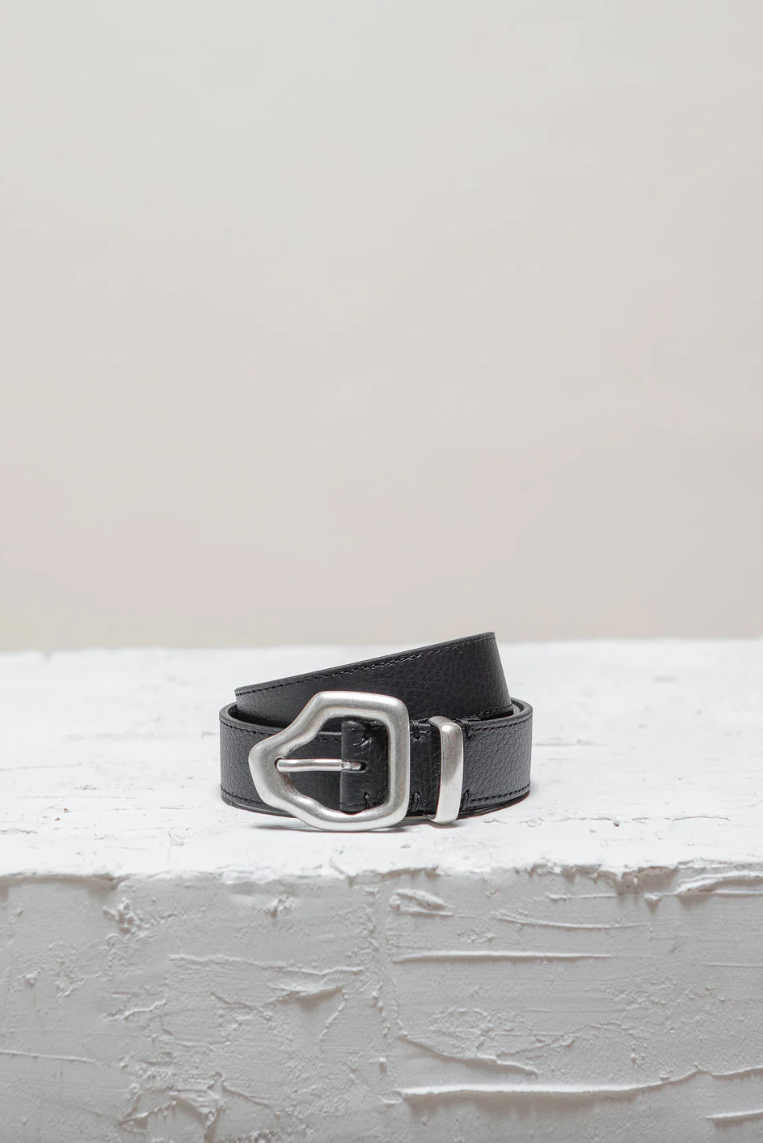 Ako Mini Belt Black Silver