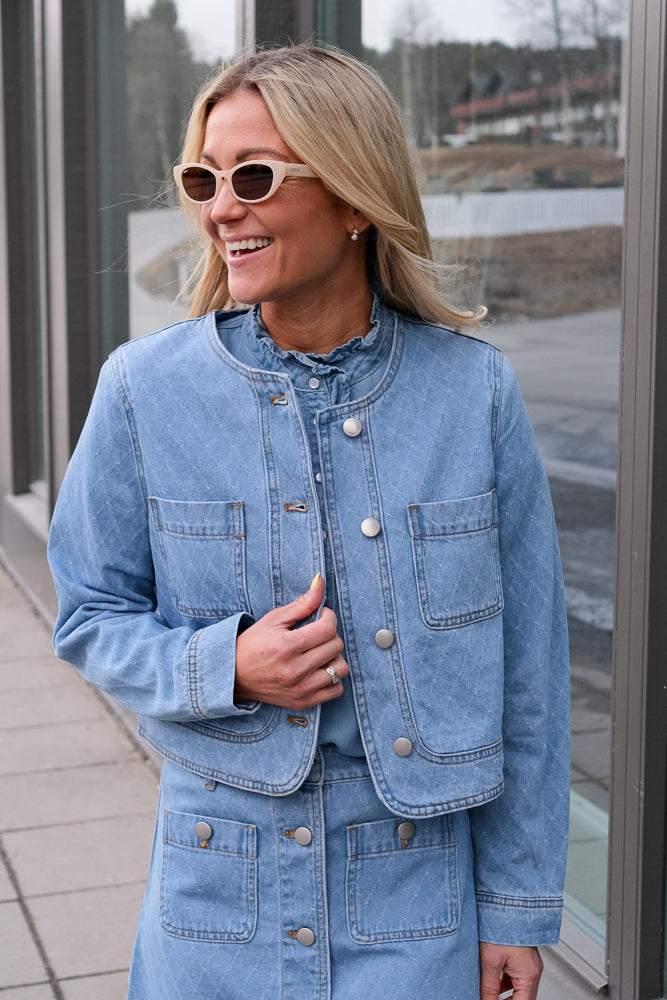 Delya Jacket Jeans Clair