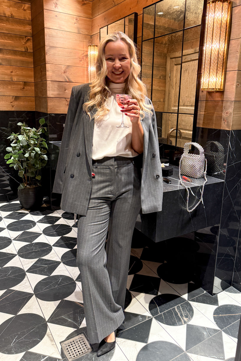 Olivia Meteorite Pinstripe