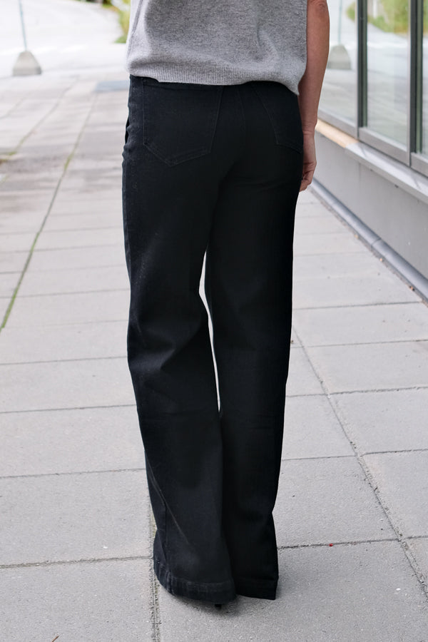 Giudith Pants A Denim Nero