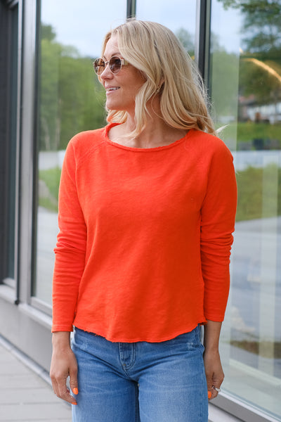 Sonoma Longsleeve O-Neck Orange Vintage