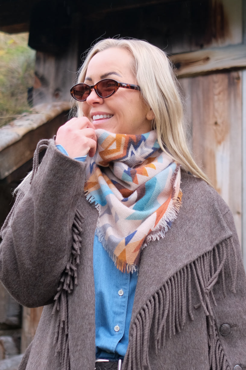 Cashmere Scarf Square Rio Soft Multiple