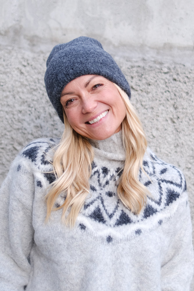 Leia Beanie Blackish Melange