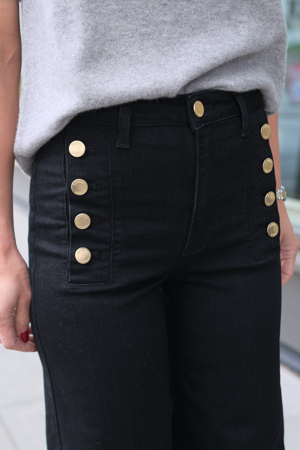 Giudith Pants A Denim Nero