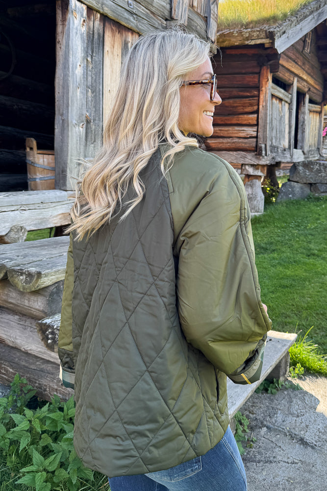 Martha Quilted Jacket Olive