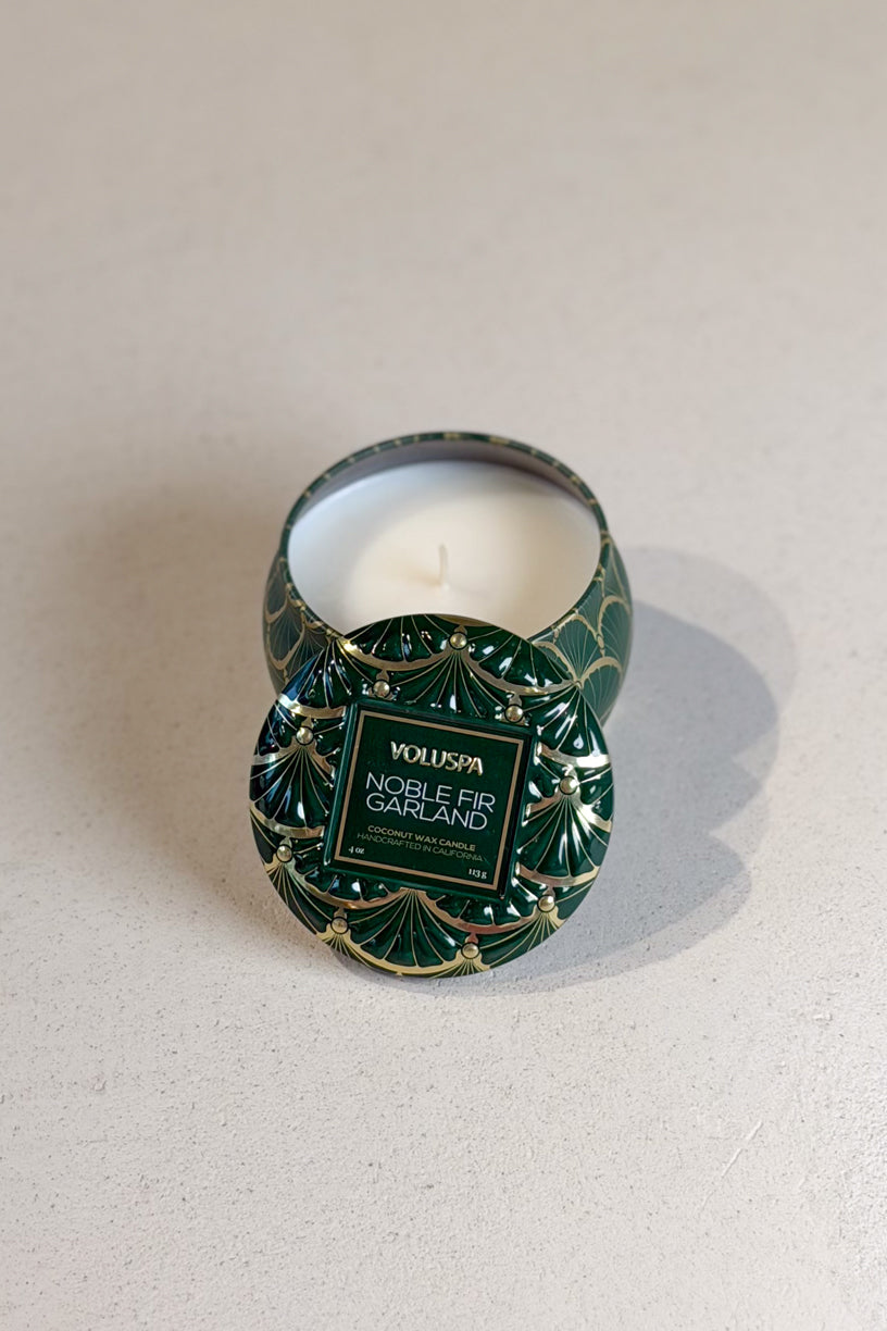 Mini Tin Candle 25tim Noble Fir