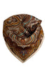 Silke Skjerf Square Bruntoner Creme Paisley