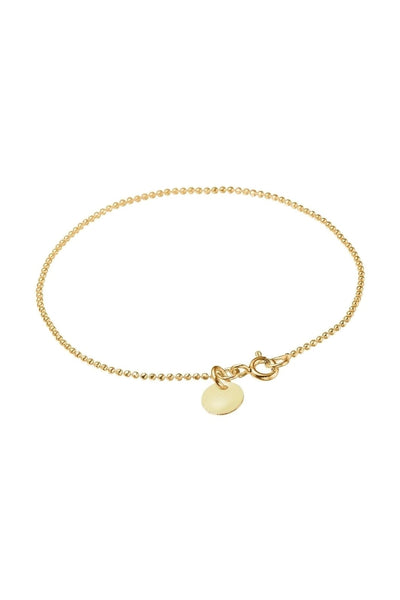 Bracelet Ball Chain Beige Gold