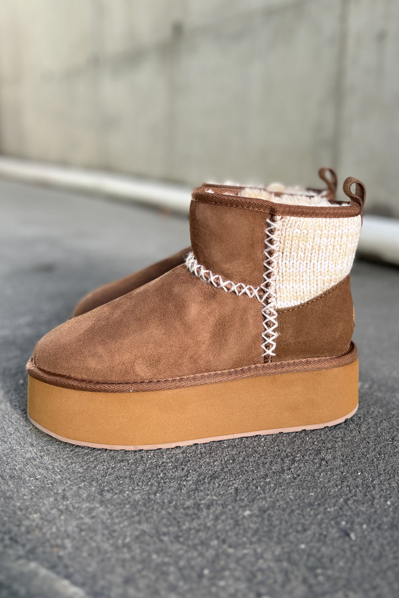 Stinger Knit Platform Chestnut