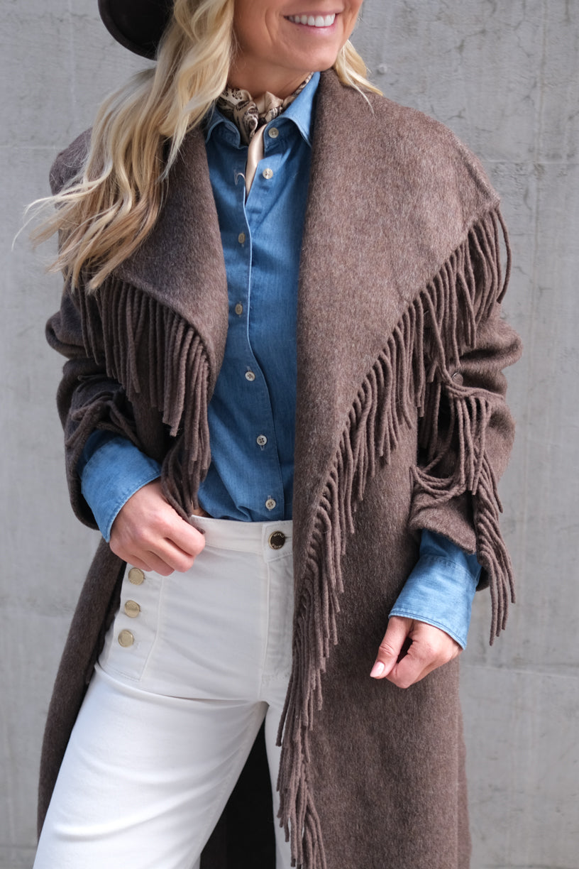 Heidi Coat Dark Brown