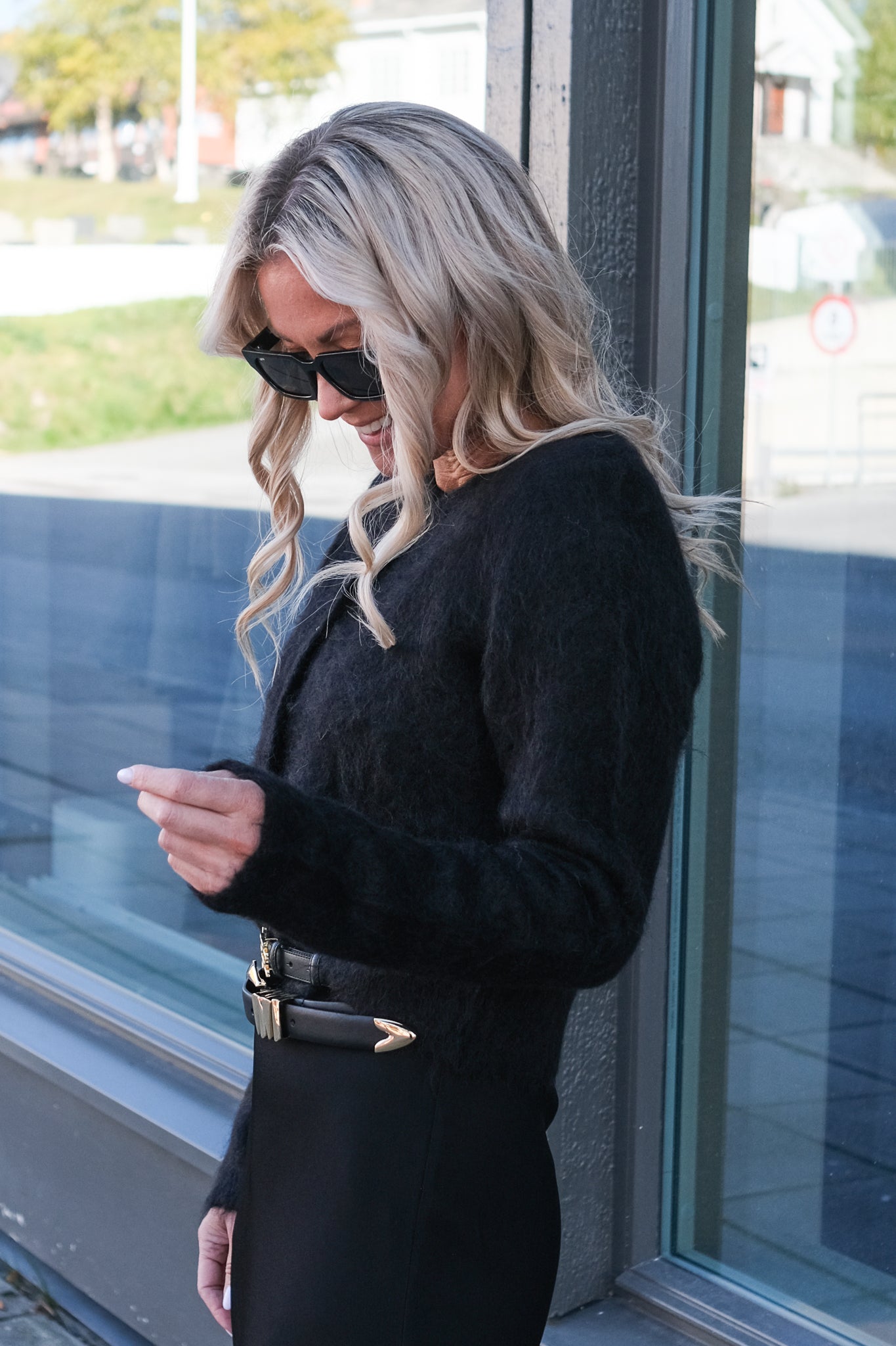 Hairy Knit Jacket