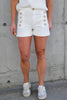 Georgie Shorts White