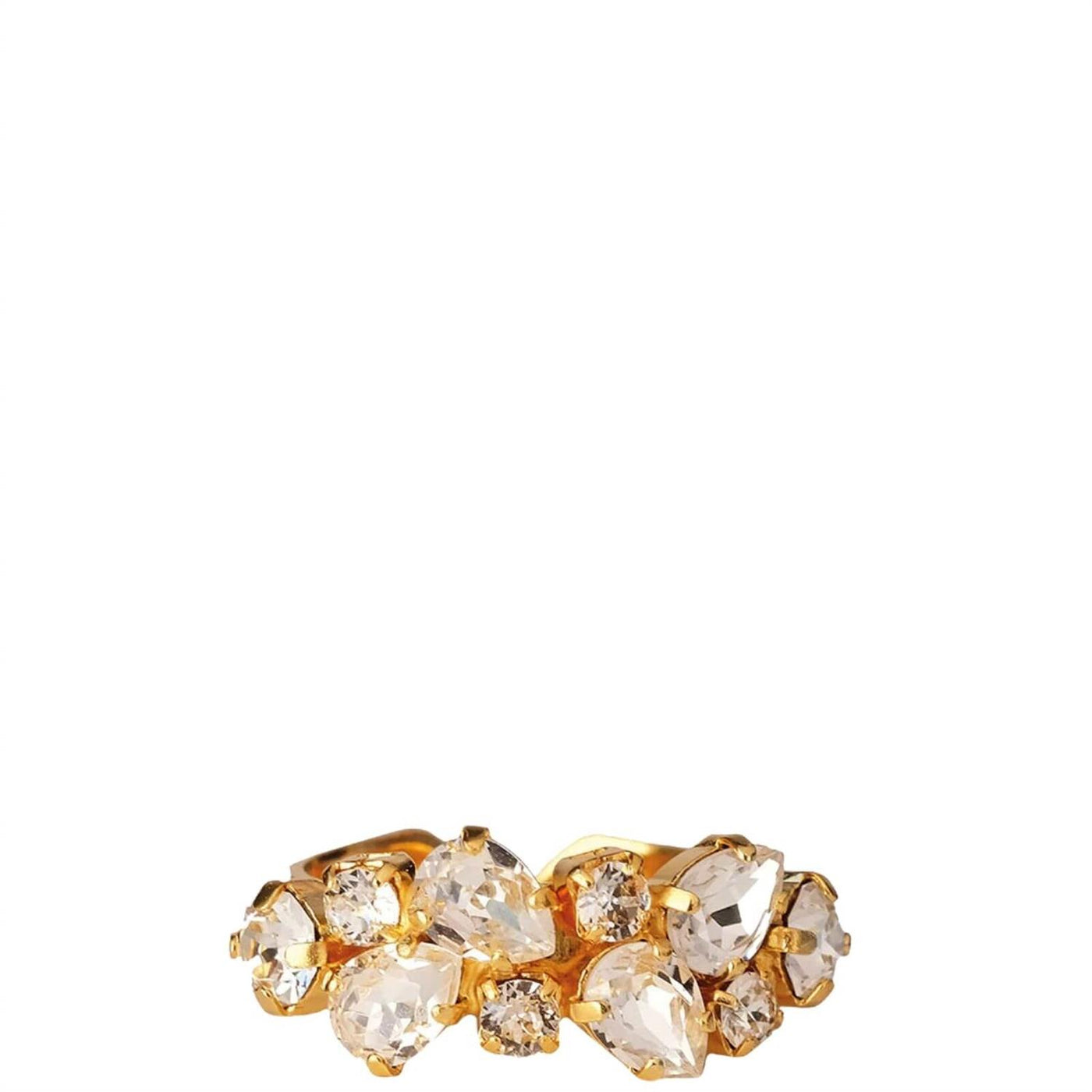 Gabriella Ring Gold Crystal