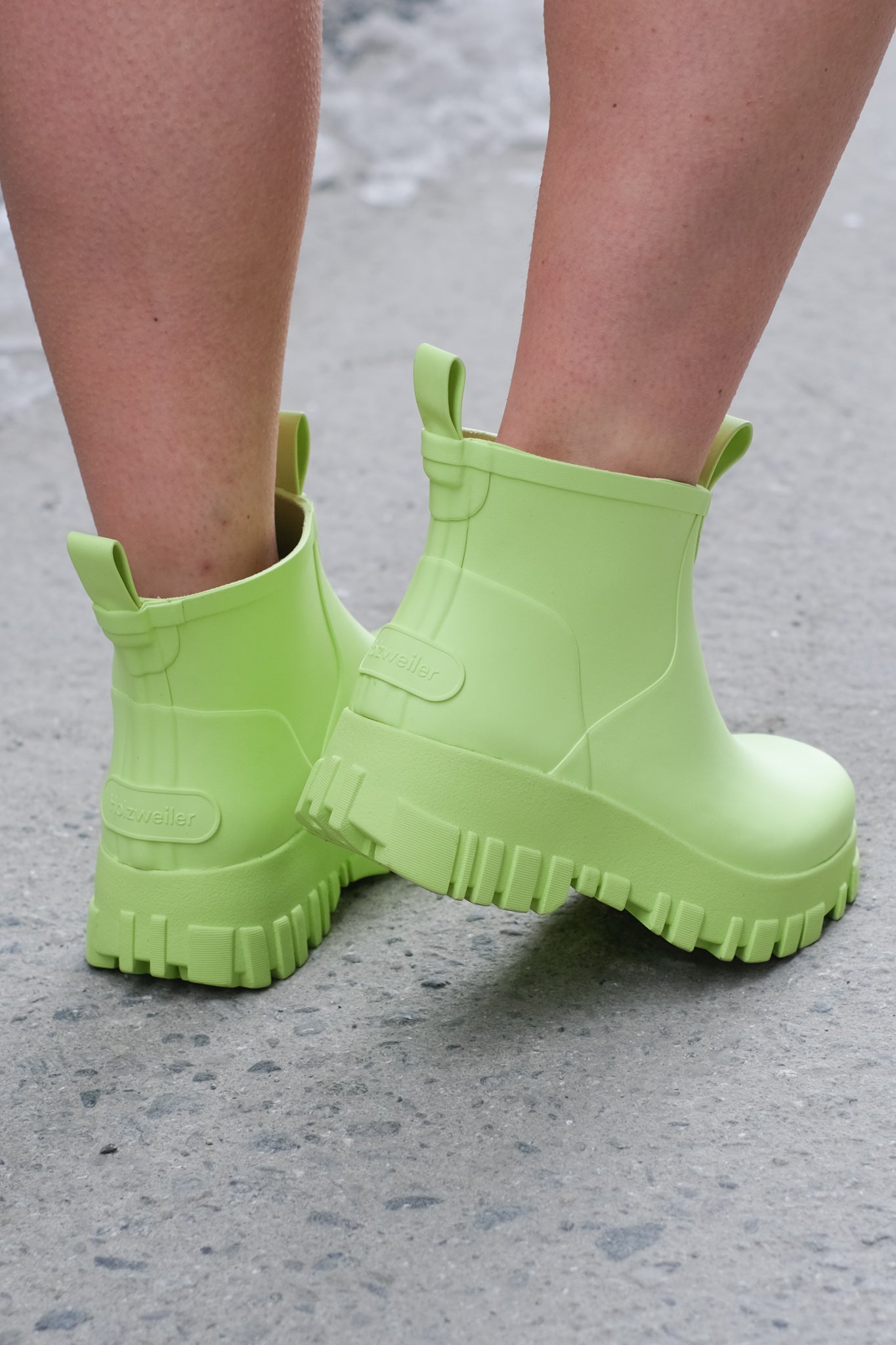 Andy Ancle Boots Lime Green