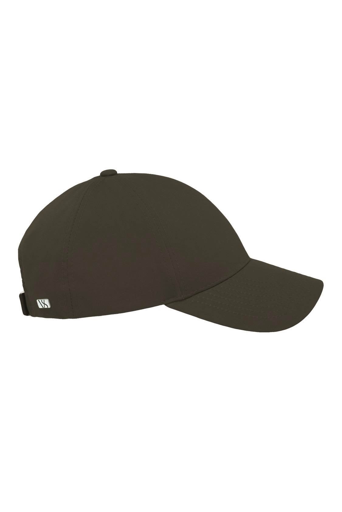 Leather Brown Cotton Caps