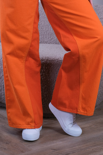 Overdyed Cutline Jozey Jeans Orangeade
