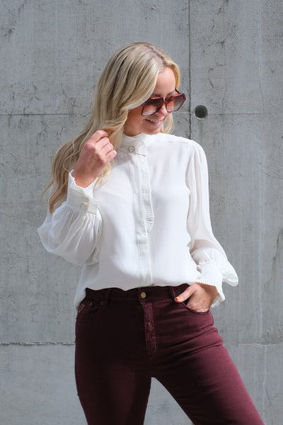 Luz Blouse White