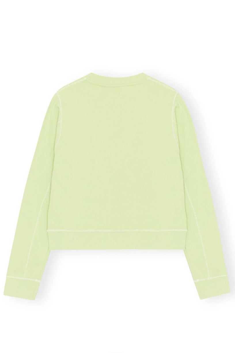 Isoli Ganni Rock Sweatshirt Lily Green