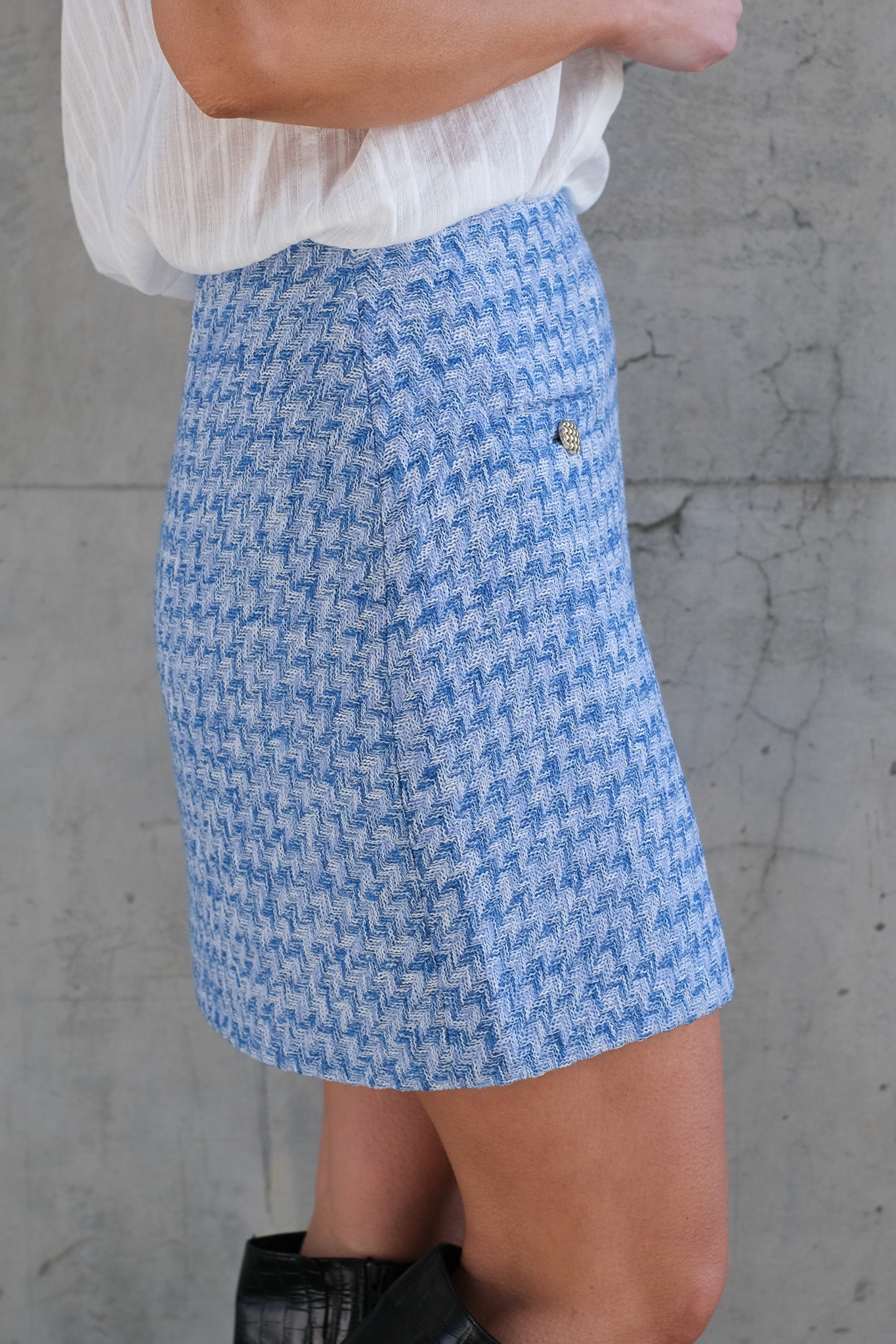 Flor Skirt Bleu