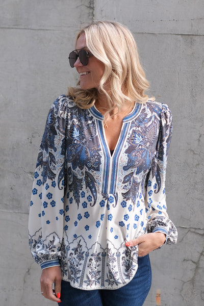 Leah Top Ivory