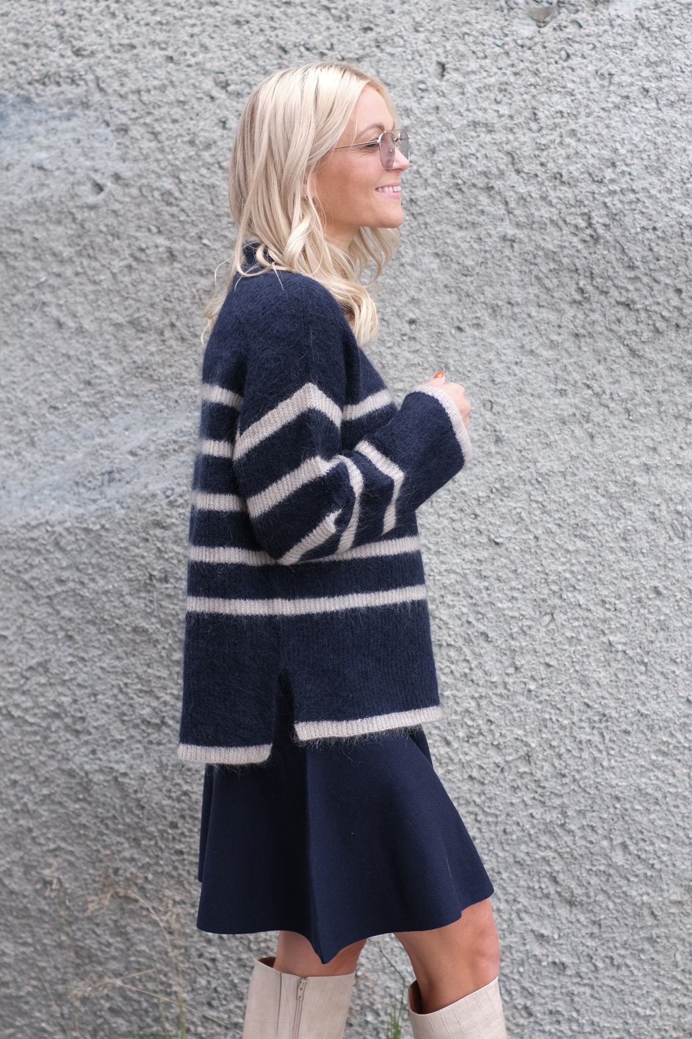 Ovalis Knit T-Neck Eclipse