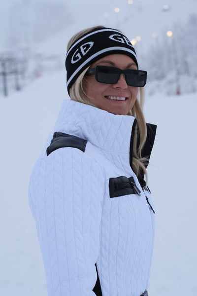Vision Ski Jumpsuit Black White