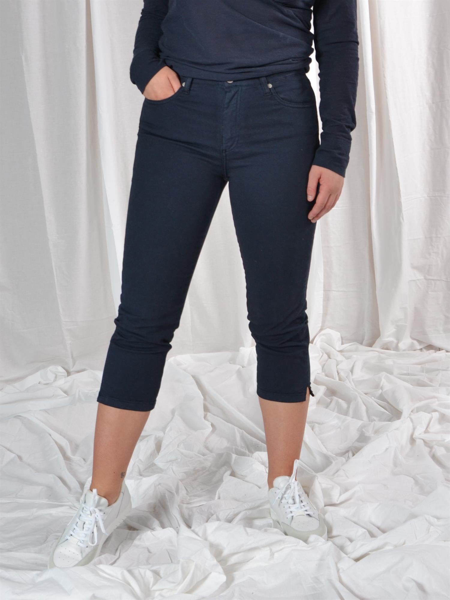 Nicole Pantalon Gabardine Stretch Navy