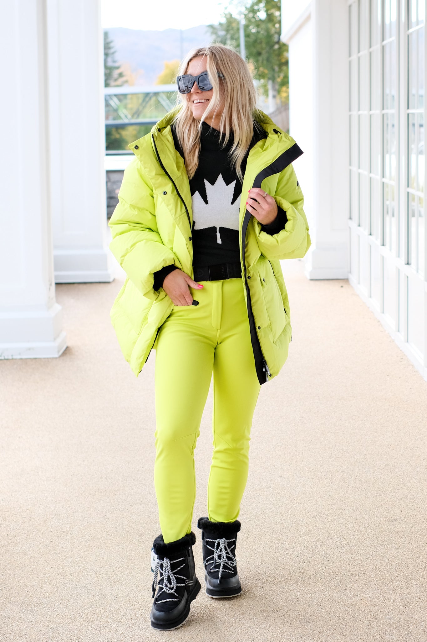 Paris Ski Pants Lime