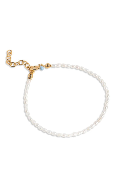 Erna Bracelet Gold Pearl