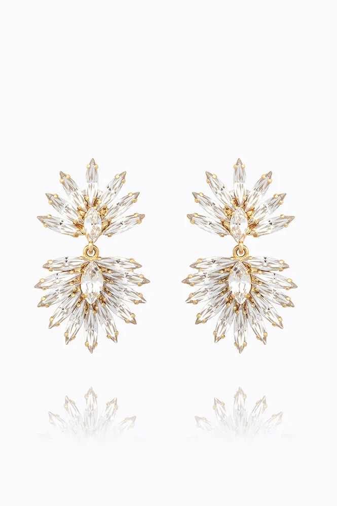 Mini Cina earrings Gols Crystal