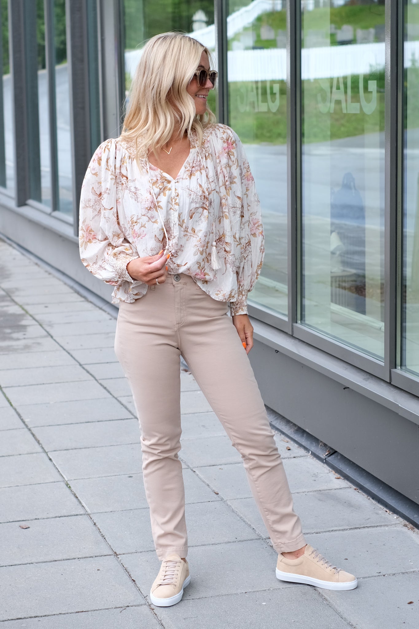 Bohemian Shirt Flower Branches