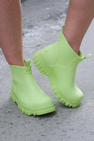 Andy Ancle Boots Lime Green